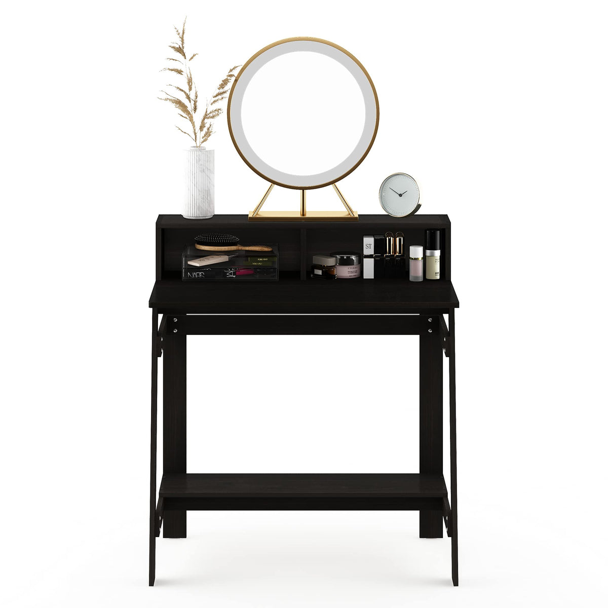 Furinno Simplistic 31-Inch Compact Computer Desk, Black Espresso