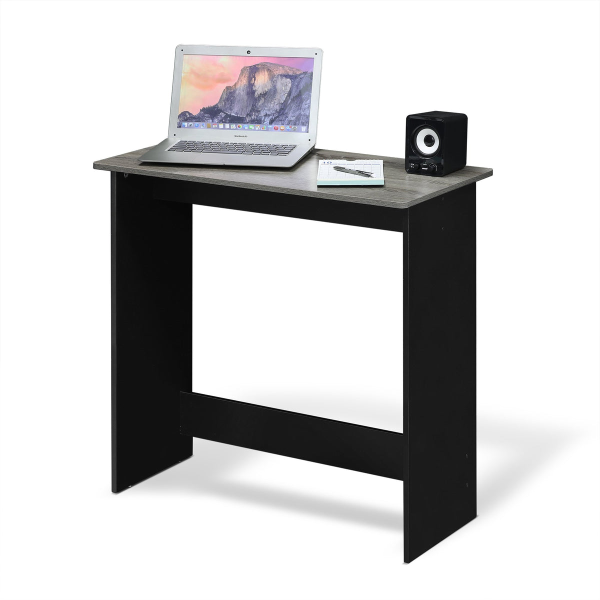 Furinno Simplistic 31-Inch Compact Computer Desk, Grey Oak